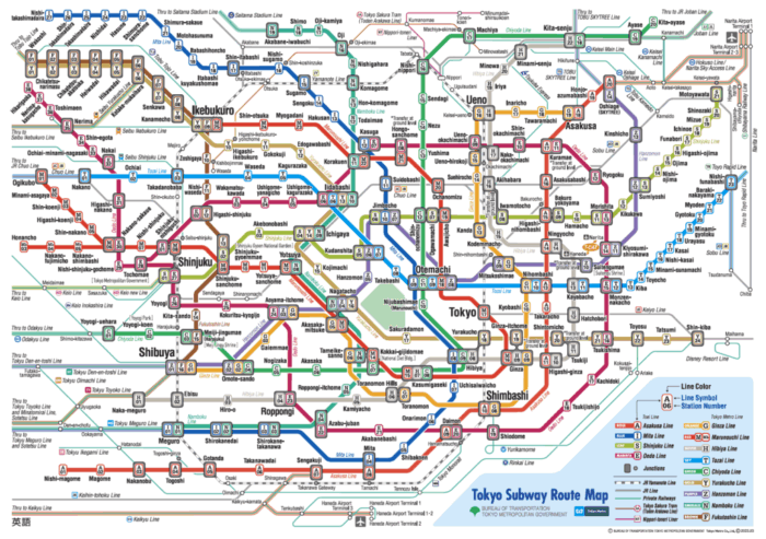 Toei Subway map